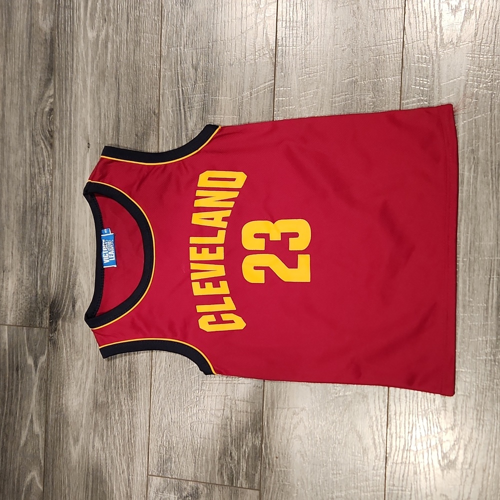 Victory League Cleveland Cavaliers #23 LeBron James Boys sz 8 Basketball Tank